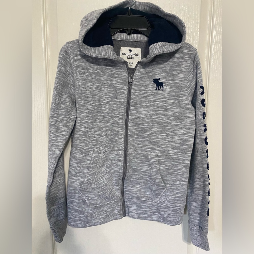 Abercrombie kids boys full zip hoodie